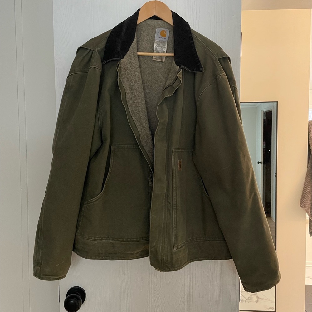 Olive Green Carhartt Jacket